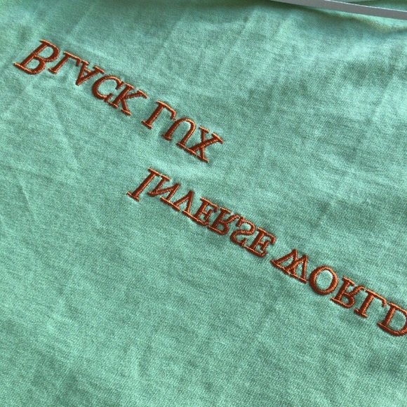 Black Lux Oversized Sunset Shirt - Picture 5 of 6